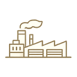 industrial warehouse interior icon
